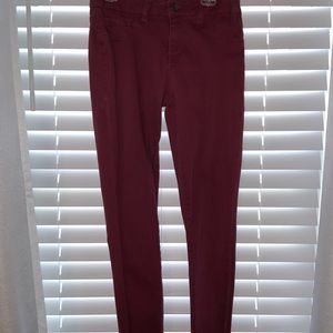🌹Burgundy skinny jeans/jeggings🌹